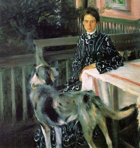Boris Kustodiev Portrait of Julia Kustodieva France oil painting art